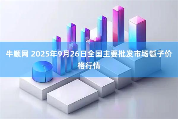 牛顺网 2025年9月26日全国主要批发市场瓠子价格行情