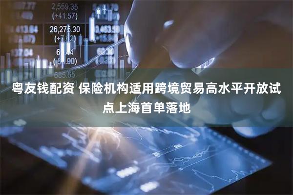 粤友钱配资 保险机构适用跨境贸易高水平开放试点上海首单落地