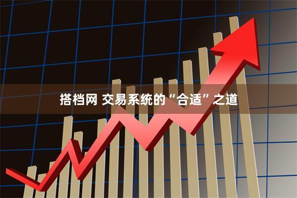 搭档网 交易系统的“合适”之道